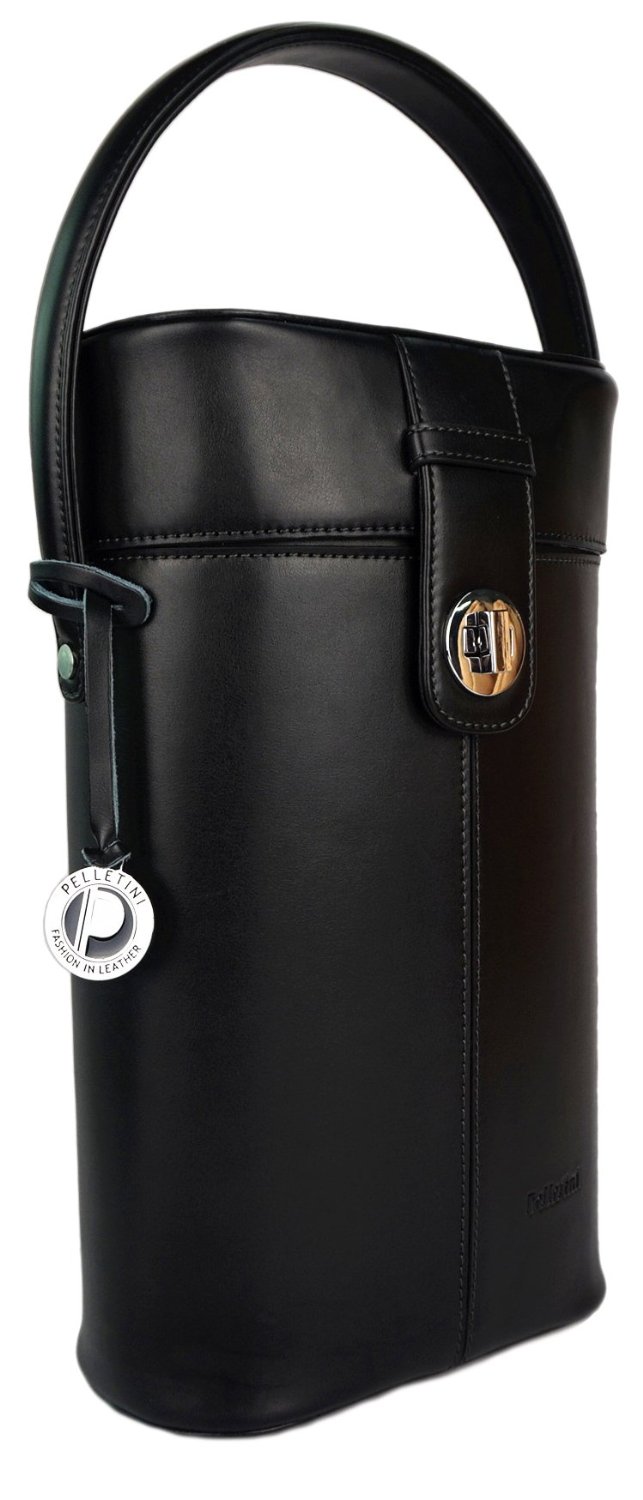 Pelletini Leather Wine Carrier